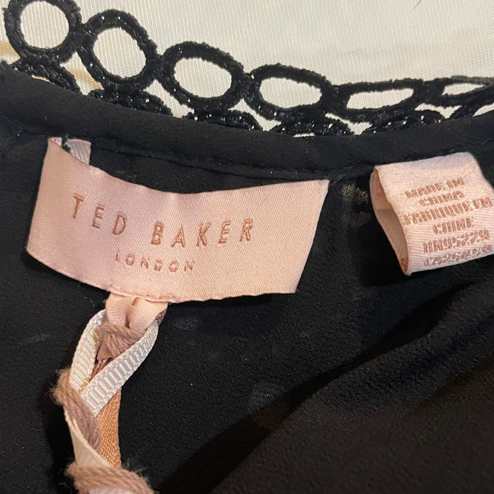 NWT Ted Baker Lace Sleeveless Blouse - Picture 7 of 8